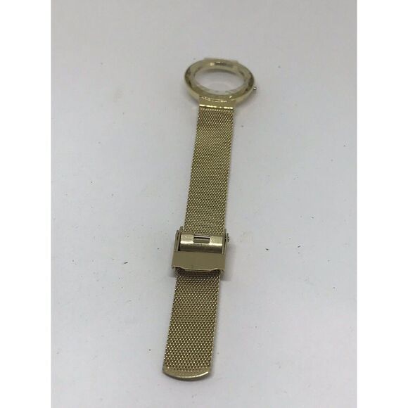 Skagen Watch Mesh Half Band Bracelet Crystal Men’s Woman’s Parts Used 12mm Z530 - Picture 1 of 5